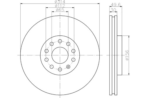 BROMSSKIVA - 2