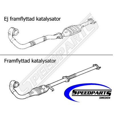 3" Sport exhaust cat back CS 9000T CS 1992-1998 front mounted cat - 2