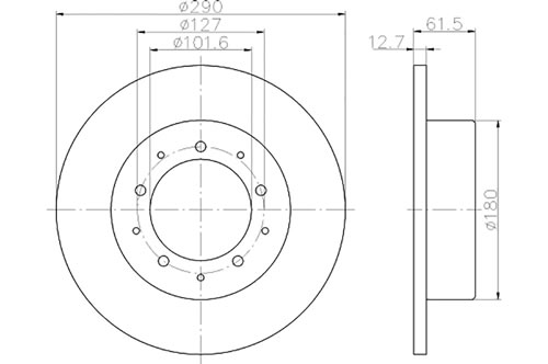 BROMSSKIVA - 2