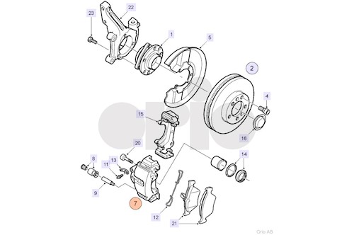 Bromsok 9-5 02-10 307mm VF