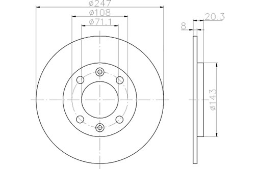 BROMSSKIVA - 2