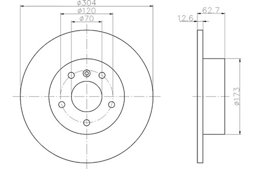 BROMSSKIVA - 2