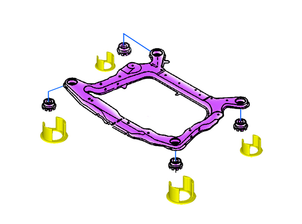 Front Sub frame Mount Insert (20) - 2