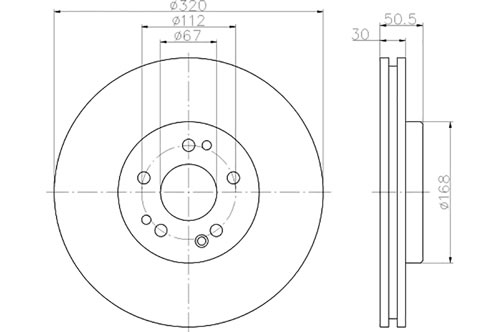 BROMSSKIVA - 2