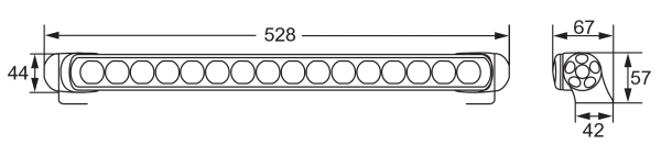 Extraljusramp LED 470 fjärr - 3