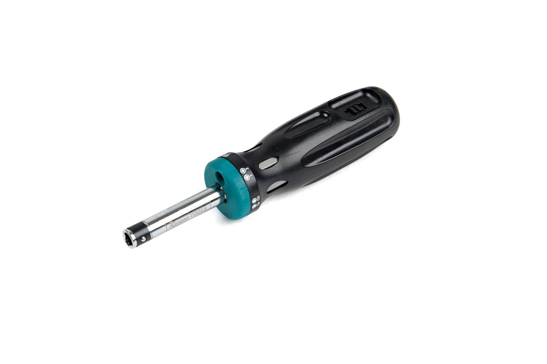 Bit screwdriver with latch
