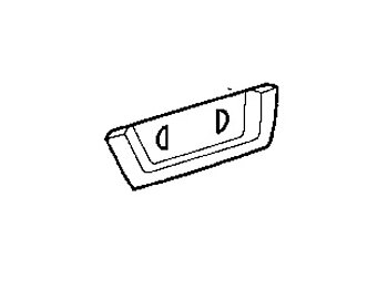 Dekorpanel 9-5 4D 2002-2005
