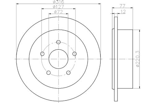BROMSSKIVA - 2