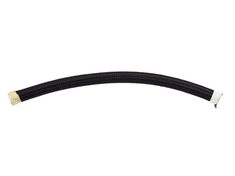 AN6 Stainless with black nylon PTFE hose