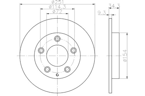 BROMSSKIVA - 2