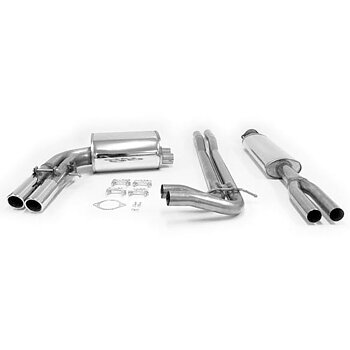 2,5" Sportavgassystem halvsats rostfritt