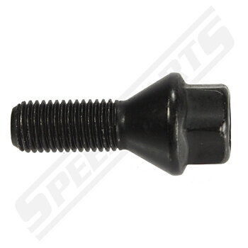 Wheel bolt Black M12 20pack