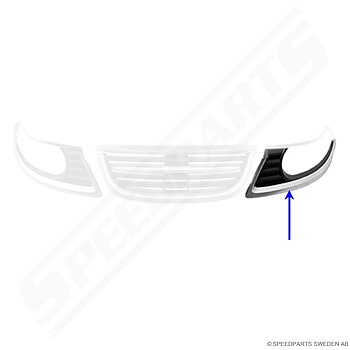 Decor trim headlight left 9-5 Griffin 09-10