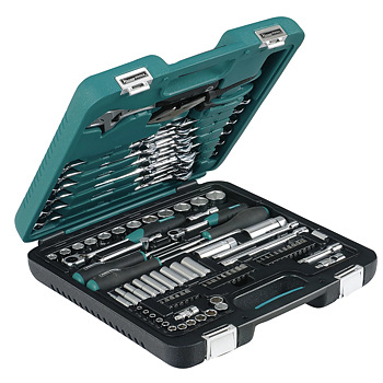Socket wrench set 3/8 "+ 1/4" 89D