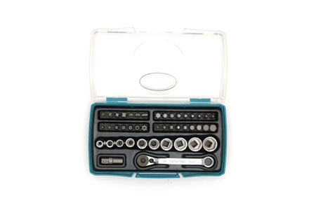 Socket wrench set 1/4 "mm - 2
