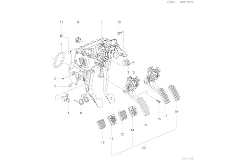 PEDALSTÄLL - 2