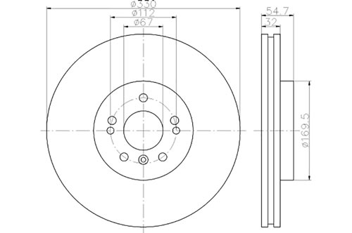 BROMSSKIVA - 2