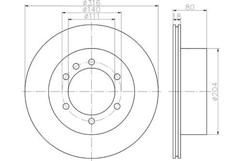 BROMSSKIVA - 2