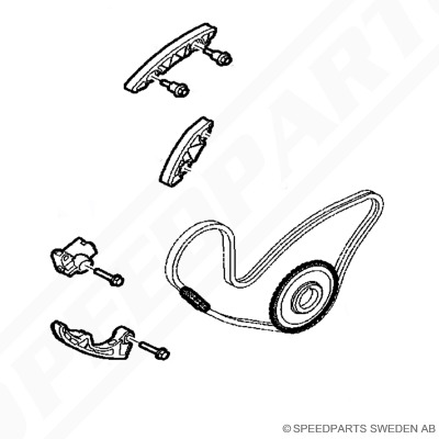 Balance shaft chain kit B207 - 2