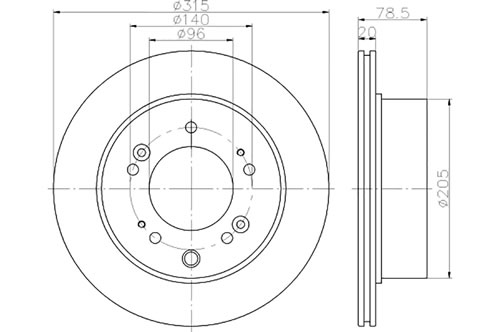 BROMSSKIVA - 2