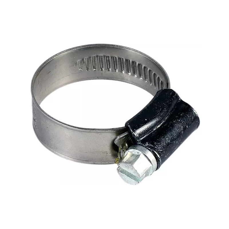 Hose clamp black 19-28mm