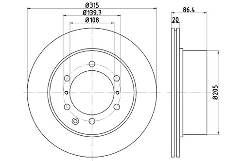 BROMSSKIVA - 2