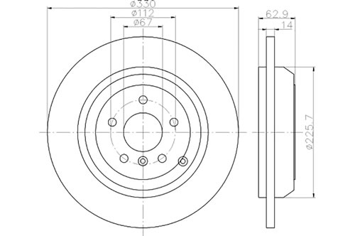 BROMSSKIVA - 2