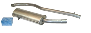 Avgassystem standard halvsats