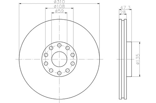BROMSSKIVA - 2