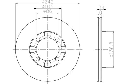 BROMSSKIVA - 2