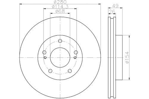 BROMSSKIVA - 2