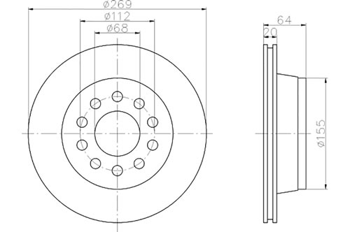 BROMSSKIVA - 2