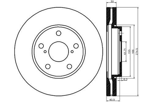 BROMSSKIVA - 2