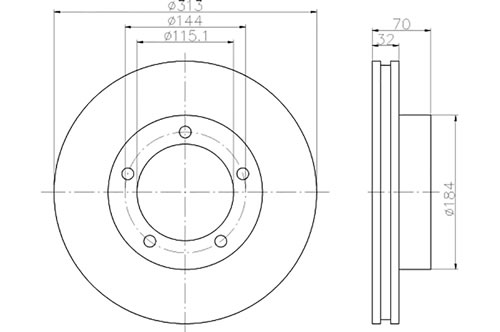 BROMSSKIVA - 2