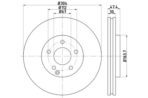 BROMSSKIVA - 2