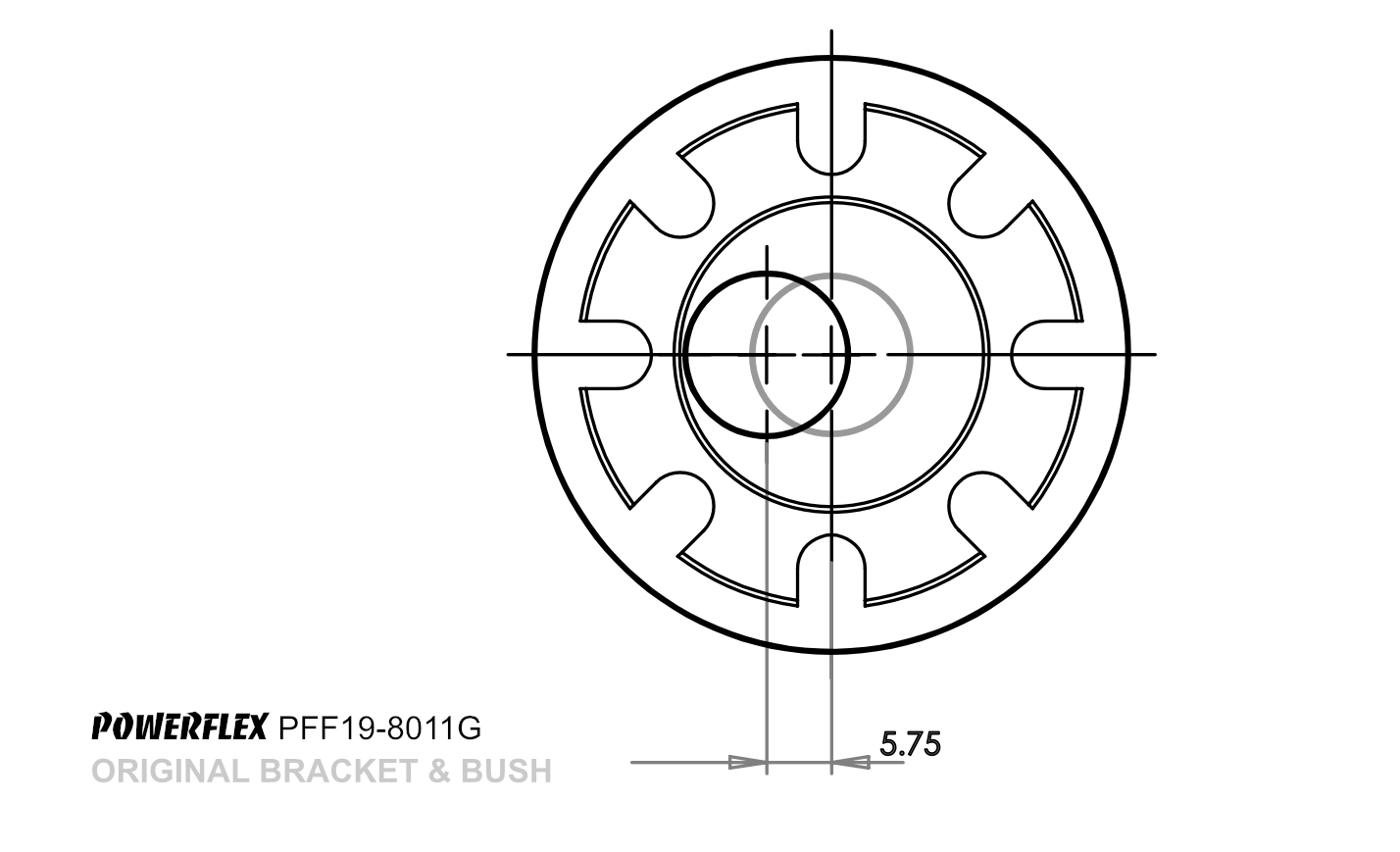 Front Wishbone Front Bush Camber Adjustable 14mm Bolt (1) - 2