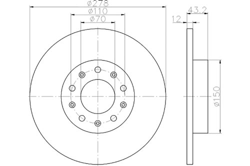 BROMSSKIVA - 2