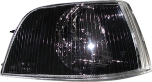 Corner lamp black rim right Volvo S40, V40 2001-2004