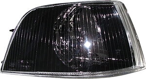 Corner lamp black rim right Volvo S40, V40 2001-2004