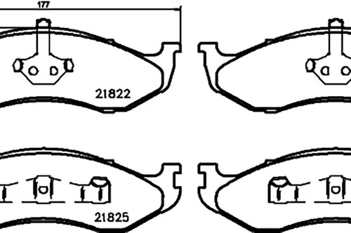 BROMSKLOTSSATS - 2