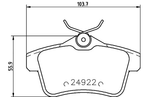 BROMSKLOTSSATS - 2