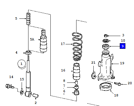 Bushing spring bracket - 2