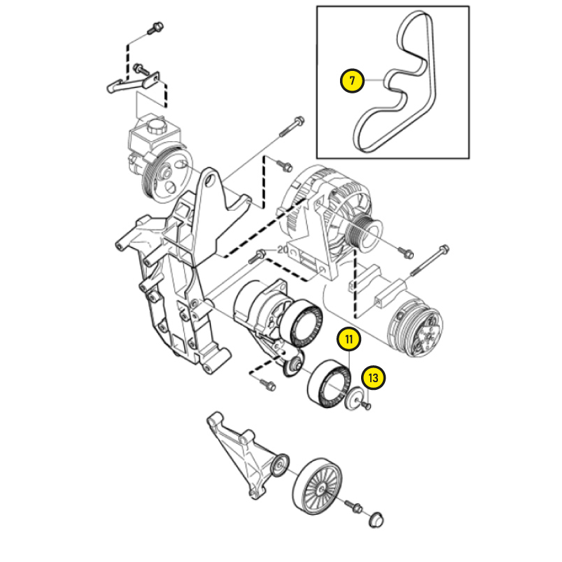 Drive belt kit - 2