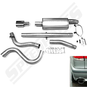 3" Sport exhaust cat back 1 muffler
