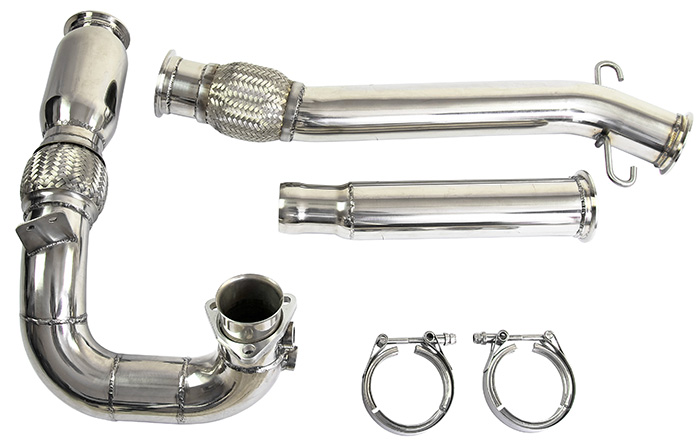 Down pipe with racecat