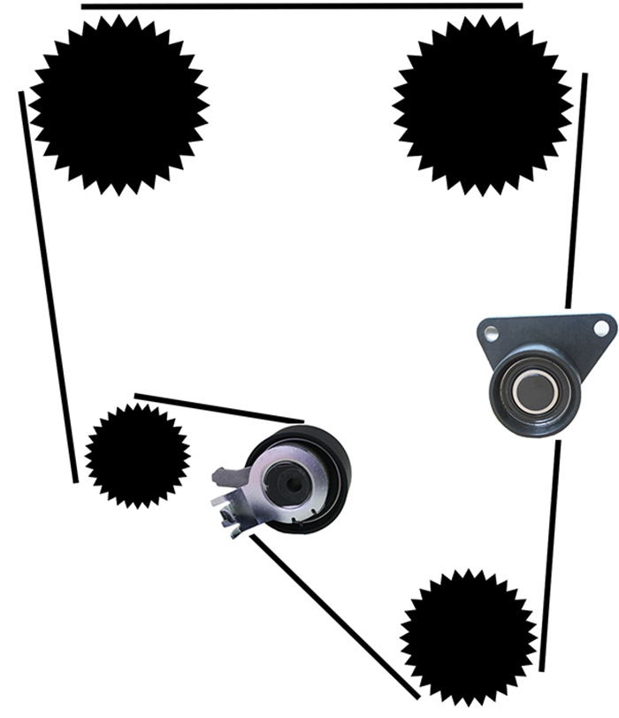 Timing belt kit (11)