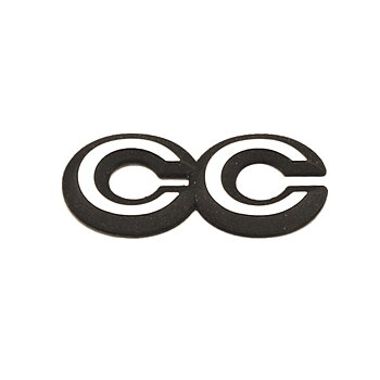 Emblem "CC" 9000 rear