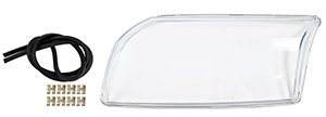 Headlamp glass left Volvo C70, V70, S70