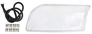 Headlamp glass left Volvo S80 1999-2005 (2)