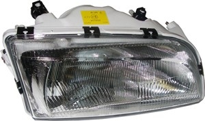 Headlamp single reflector Volvo